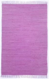 THEKO Teppich Happy Cotton Fleckerl, handgewebt, rechteckig, Höhe: 5 mm, Flachgewebe, reine Baumwolle, meliert, mit Fransen, auch als Läufer