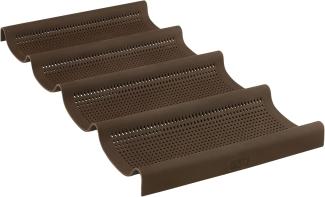 Lurch Backform Mini Baguette 32,5 x 20,5 cm 4-fach braun Silikon