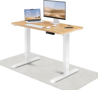 Höhenverstellbarer Schreibtisch (120 x 60 cm) - Schreibtisch Höhenverstellbar Elektrisch mit Flüsterleisem Dual-Motor & Touchscreen - Hohe Tragfähigkeit - Stehtisch von Desktronic