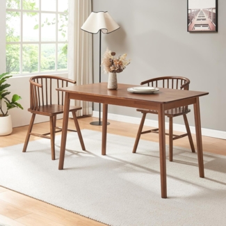 Esstisch Klijori für 4 Personen 120x70x74 cm Holz Walnussoptik [en. casa]