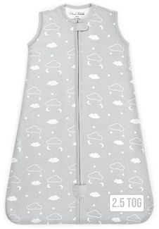 Mama Cheetah Baby-Schlafsack, 2,5 Tog, Winter-Baby-Schlafsack mit 2-Wege-Reißverschluss, Bio-Baumwolle, Übergang, tragbare Decke für Jungen, Mädchen, Kleinkinder, 12–18 Monate