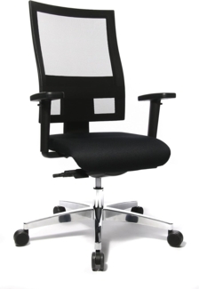 Topstar Sitness 60 Bürostuhl (inkl. Armlehnen/Sitzbezug/Netzbezug) schwarz