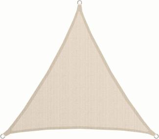 AMANKA UPF50 plus UV Sonnensegel 2x2x2 Polyester Dreieck Wasserabweisend Garten Segel Beige