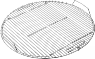 RÖSLE Grillrost, Hochwertiger Grillrost aus Edelstahl 18/0 passend für RÖSLE Grills No. 1 F60/F60 AIR, klappbar, spülmaschinengeeignet, Silber