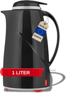 Helios Isolierkanne Wave Push 2934-002 1l schwarz