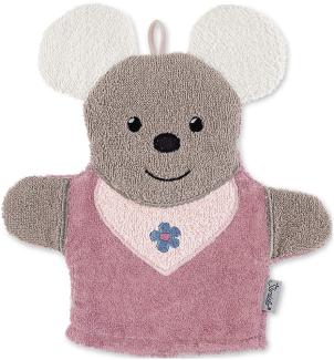 Sterntaler Spiel-Waschhandschuh Maus Mabel, Größe: 25x24 cm, Rosa