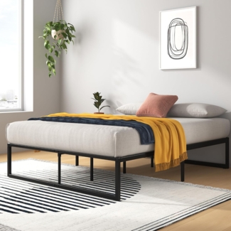 Zinus Lorelei 35,6 cm Lattenrost für Bett, Matratzenunterlage, Keine Federn erforderlich, Bett-In-Box, einfache Montage, 140x190 cm