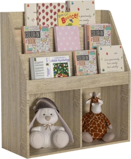 VCM Standregal Besira 920326 Honig-Eiche H. 80 x B. 73 x T. 30 cm