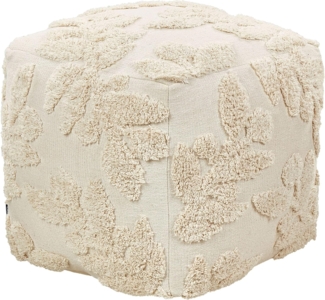 Pouf MULTAN Beige Baumwolle 45 cm 45 cm