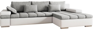 Ecksofa Bangkok, Seite: Rechts, Farbe: Soft 017 + Lawa 05