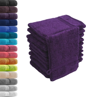 Hometex Premium Textiles Waschhandschuh in Premium Qualität 500 g/m², Feinster Frottier-Stoff 100% Baumwolle, (10er Set), weich, saugfähig, extra schwer & flauschig - TEST BILD TOP MARKE 2025