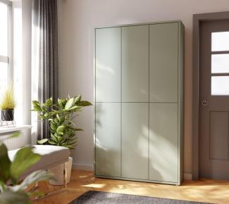 Schuhschrank >Alanna< in Salbei - 109,2x191,9x34,9cm (BxHxT)