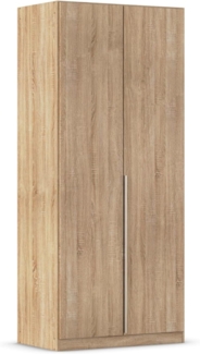 Rauch Möbel 'Alabama' Kleiderschrank, 2-türig, inkl. 1 Kleiderstange, 1 Einlegboden, Sonoma Eiche, BxHxT 91 x 210 x 54 cm