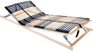 vidaXL Lattenrost Braun 90 x 190 cm Massives Buchenholz 42015264