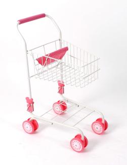 Supermarkt Einkaufswagen für Kinder (Weiß-Rosa)