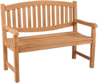 MR. DEKO Gartenbank Bradford Teak 120 cm