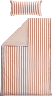 Erwin Müller Bettwäsche Wendebettwäsche, Jersey, 2 teilig, Single-Jersey Streifen