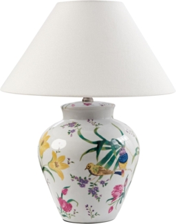 Tischlampe DIOGO Porzellan Weiß
