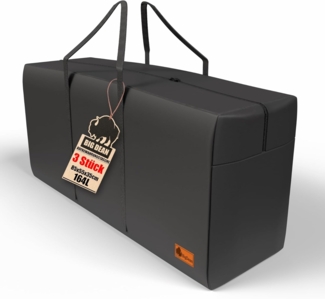 BigDean Aufbewahrungstasche 3 Stück Große Aufbewahrungstaschen 85 x 55 x 35 cm (3-tlg)