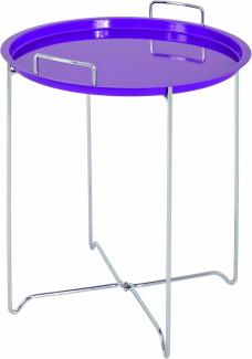 Beistelltisch 33080 violett, rund, Ø 45cm