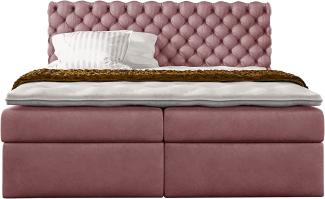 99rooms Alviero Boxspringbett Velours JASMINE Lila 160 x 200 cm