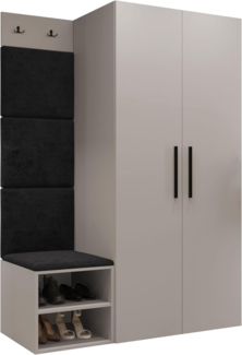 Garderoben-Set Mapreni IV (Farbe: Cashmere, Manila 18)