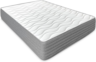 DUÉRMETE ONLINE - Matratze 120x190 cm, viskoelastisch, EVO mit Winter-/Sommerseite, ergonomisch, optimaler Komfort und Härte, hygienisch und atmungsaktiv, Dicke 30 cm