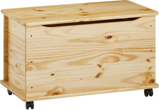 IDIMEX Spielzeugtruhe ELISA (Set), Truhe Aufbewahrung Spielzeug Kiste Kinder Box Kiefer massiv in weiss o