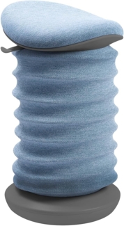 TOPSTAR Sitness 4D Dynamischer Sitzhocker Grau hellblau