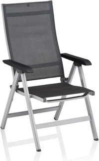 KETTLER BASIC PREMIUM Klappsessel Multipositionssessel silber