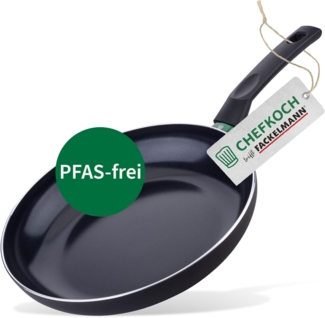 FACKELMANN Chefkoch Aluminium-Pfanne Ø28 cm Keramik-Antihaft-Beschichtung