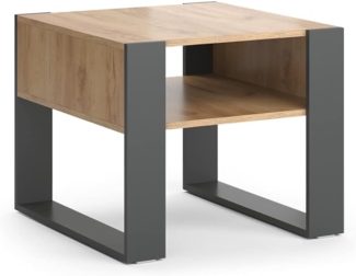Vicco Couchtisch Anthrazit 59.2 x 50.6 cm,