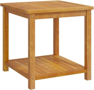 vidaXL Beistelltisch, Massivholz Akazie, 45 x 45 x 45 cm