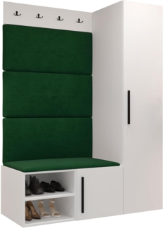 Garderoben-Set Mapreni II (Farbe: Weiß, Manila 35)