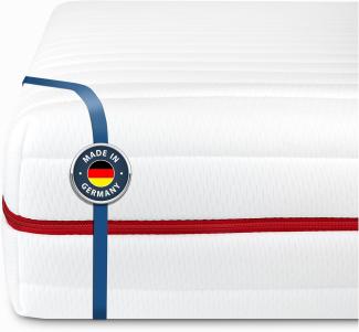 BMM Matratze 120x200 cm Klassik 19 Härtegrad H5 Ultra fest/Kaltschaummatratze Öko-Tex Zertifiziert/orthopädische 7 Zonen Matratze Höhe 19 cm/Matratzen produziert in Deutschland