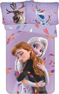 Jerry Fabrics Babybettwäsche Disney Frozen 2 Anna Elsa Olaf Baby Bettwäsche 100 x 135 cm