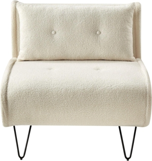 Schlafsofa VESTFOLD Cremeweiß