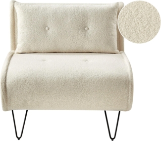 Schlafsofa VESTFOLD Cremeweiß