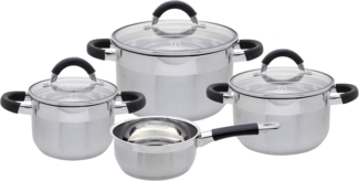 ELO Topfset 'Basic Black Steam' 4-teilig,