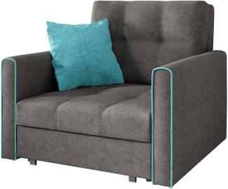'Viva Bis I' Schlafsofa, Farbe: Alova 36 + Alova 29, 85 x 98 x 103 cm
