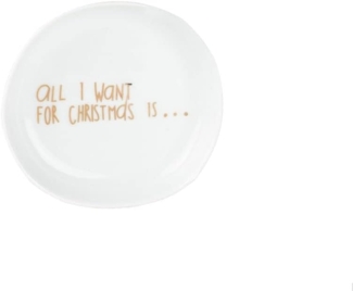 Räder Weihnachtsschälchen All i want for christmas Ø 10,5 cm H 2 cm