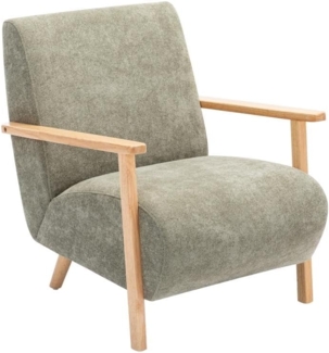 Vente-unique - Sessel - Stoff & Holz - Grün - JULOMO