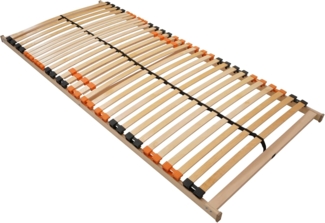 BMM Lattenrost 80x200 cm Super Lux MOT elektrisch verstellbar/Fertig montiert/7 Zonen/für alle Matratzen/Höhe 7 cm/Lattenroste produziert in Deutschland
