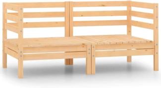 vidaXL 2-Sitzer-Gartensofa Kiefer Massivholz 3082387