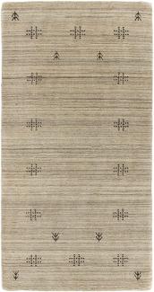 Morgenland Gabbeh Teppich - Loribaft Indus - 140 x 70 cm - mehrfarbig