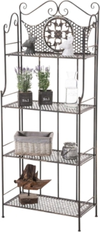TPFGarden Standregal Anic - Blumenständer - 4-stöckiges Pflanzenregal, Blumenregal - Pflanzengestell, Pflanzenständer mit den Maßen (HxB xT): 153 x 61 x 33 cm