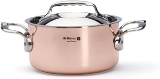 De Buyer Prima Matera Bratentopf Kupfer/Edels. 16 cm induktion