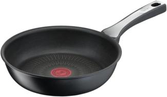 Tefal G25902 Unlimited On Bratpfanne | 20 cm | mit kratzfester Titanium Antihaft-Beschichtung | Thermo-Signal | PFOA-frei | geeignet für alle Herdarten, auch für Induktionsherde | schwarz