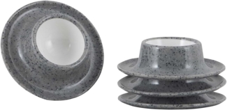 Gimex Eierbecherset Melamin Classic Line Granite