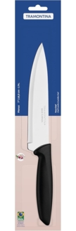 Chef Messer Tramontina Plenus Schwarz 7" Edelstahl